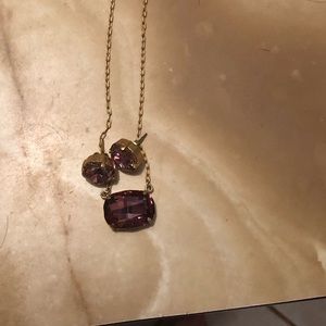 Catherine popesco necklace and ear ring set